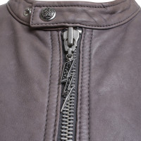 Faith Connexion Leather jacket with rhinestones