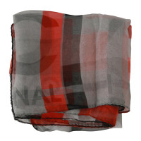 Costume National Schal/Tuch aus Seide in Grau