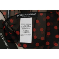 Dolce & Gabbana Schal/Tuch aus Seide in Schwarz