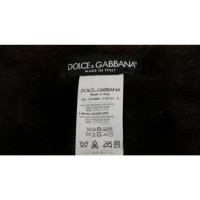 Dolce & Gabbana Sciarpa in Pelliccia in Marrone
