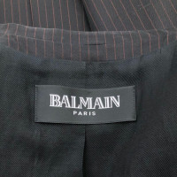 Balmain Jacket/Coat Wool in Black