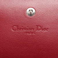 Christian Dior Tasje/Portemonnee Lakleer in Rood