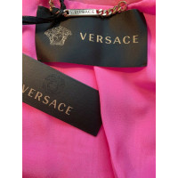 Versace Giacca/Cappotto in Pelle in Rosa