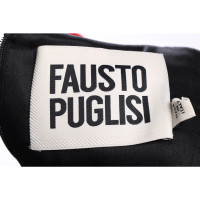 Fausto Puglisi Kleid aus Wolle in Rot