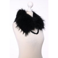 Yves Salomon Scarf/Shawl Fur in Black