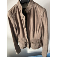 Belstaff Jas/Mantel Leer in Beige