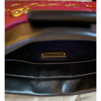 Miu Miu Clutch Bag Leather in Fuchsia
