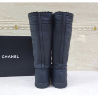 Chanel Laarzen Leren in zwart