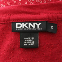 Dkny T-shirt con finiture in paillettes