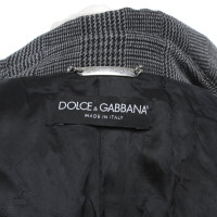 Dolce & Gabbana Coat with Glencheck pattern