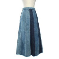 Saint Laurent Denim skirt in blue