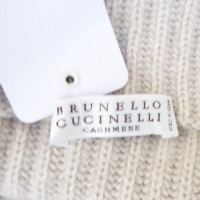 Brunello Cucinelli Kasjmierwol trui met zijden rand