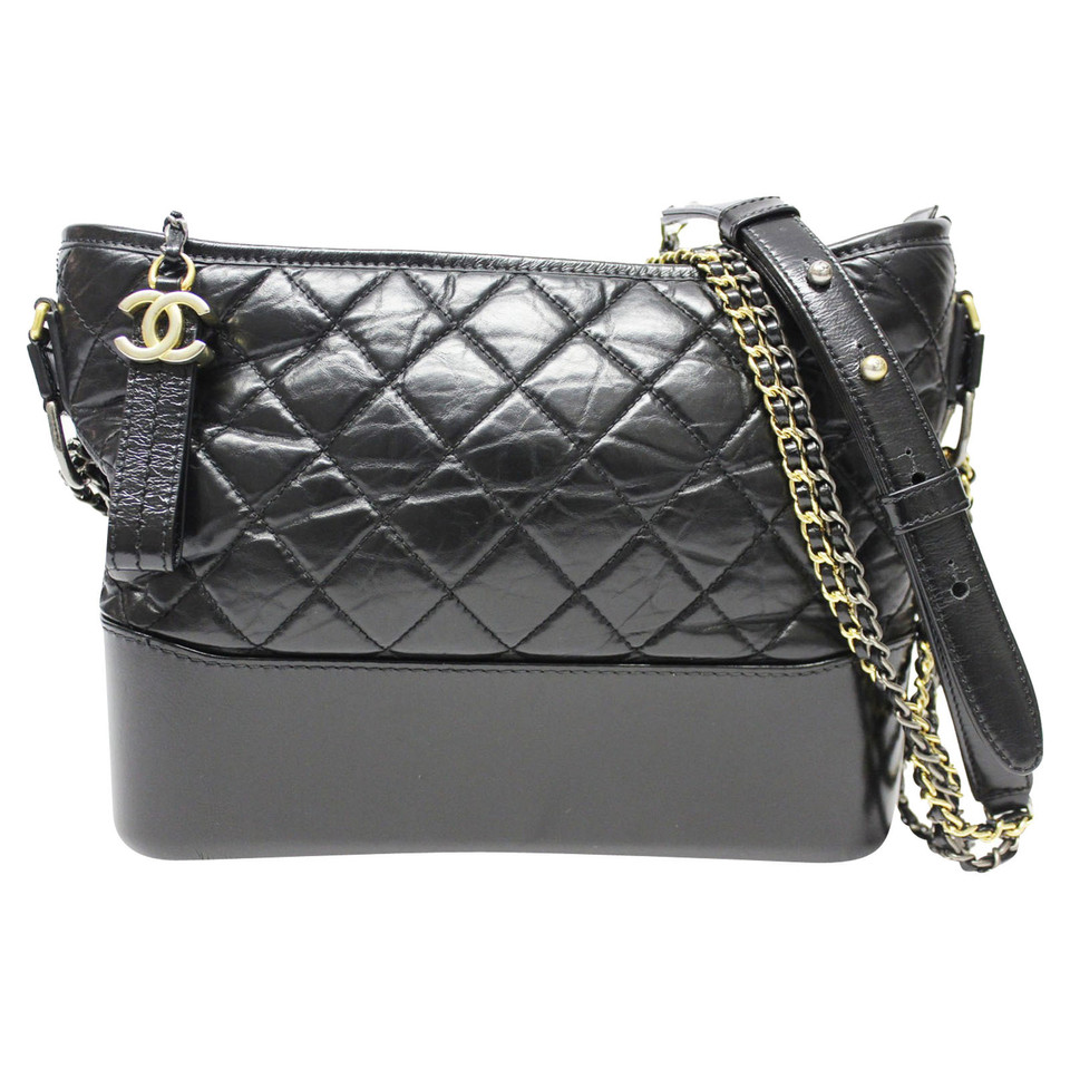 Chanel Gabrielle Leather in Black