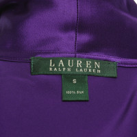 Ralph Lauren Silk satin blouse with Schluppe