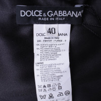 Dolce & Gabbana Schede jurk met jacquard patroon