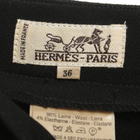 Hermès Reiterhose in Schwarz