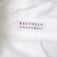 Brunello Cucinelli Hemdbluse in Weiß