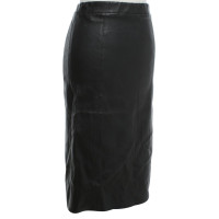 Arma leather skirt