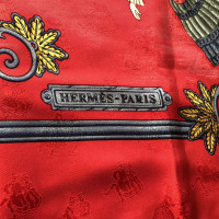 Hermès Sciarpa in Seta in Rosso