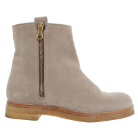 Closed Suede boots in beige