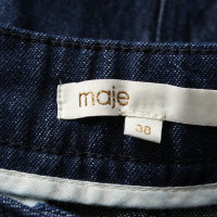 Maje Jupe en Coton en Bleu