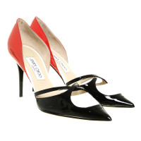 Jimmy Choo Patent leather pumps in tri-color