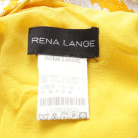 Rena Lange Robe en soie avec bordure en sequins