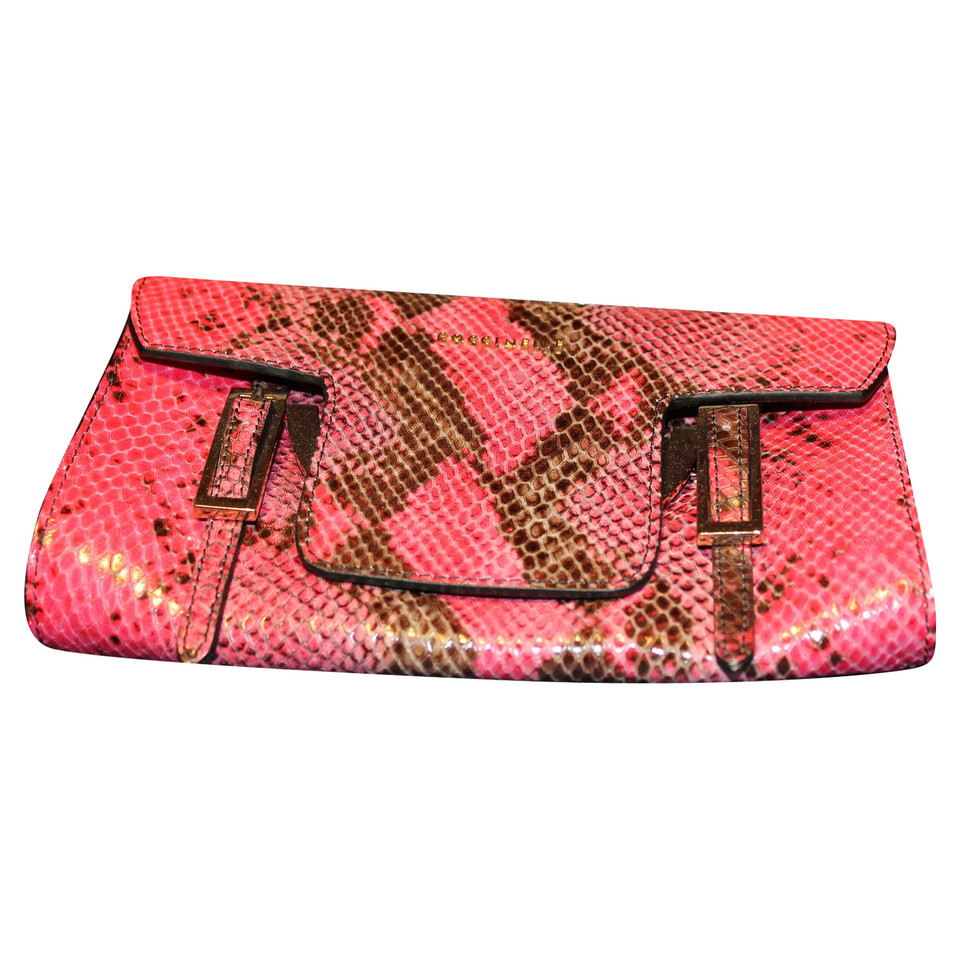 Coccinelle Coccinelle Crossbody / Borsa a mano "Celeste Pink Snake"