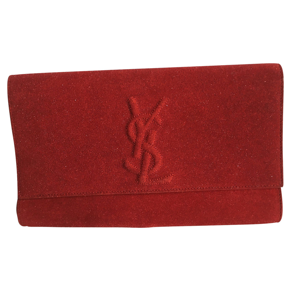 Yves Saint Laurent Clutch Bag in Red
