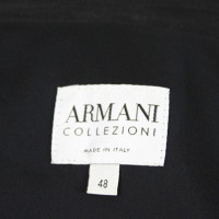 Armani Collezioni Zwart linnen jack