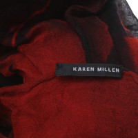 Karen Millen Halstuch in Rot/Schwarz