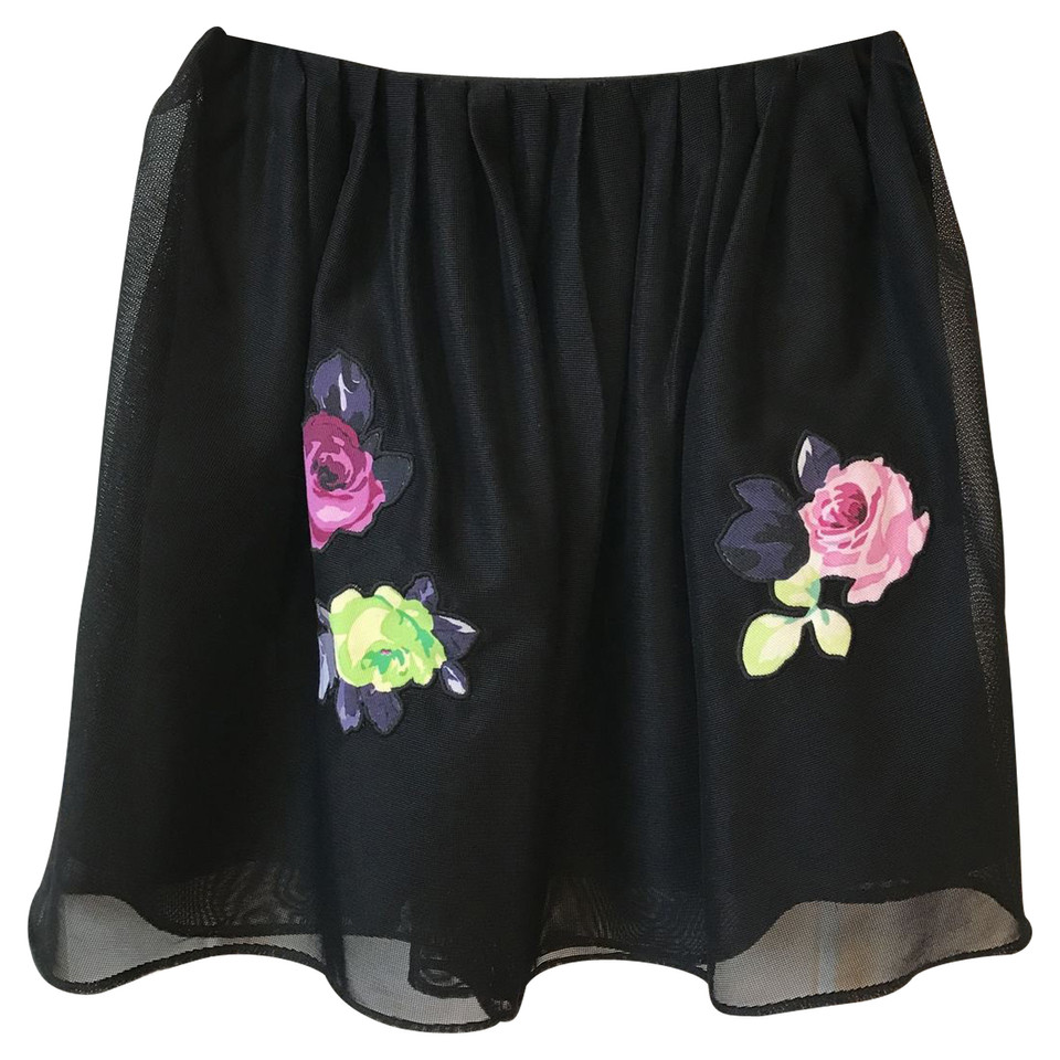 Carven skirt with floral embroidery