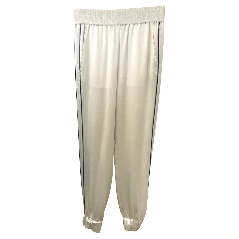 Closed Paire de Pantalon en Soie en Blanc