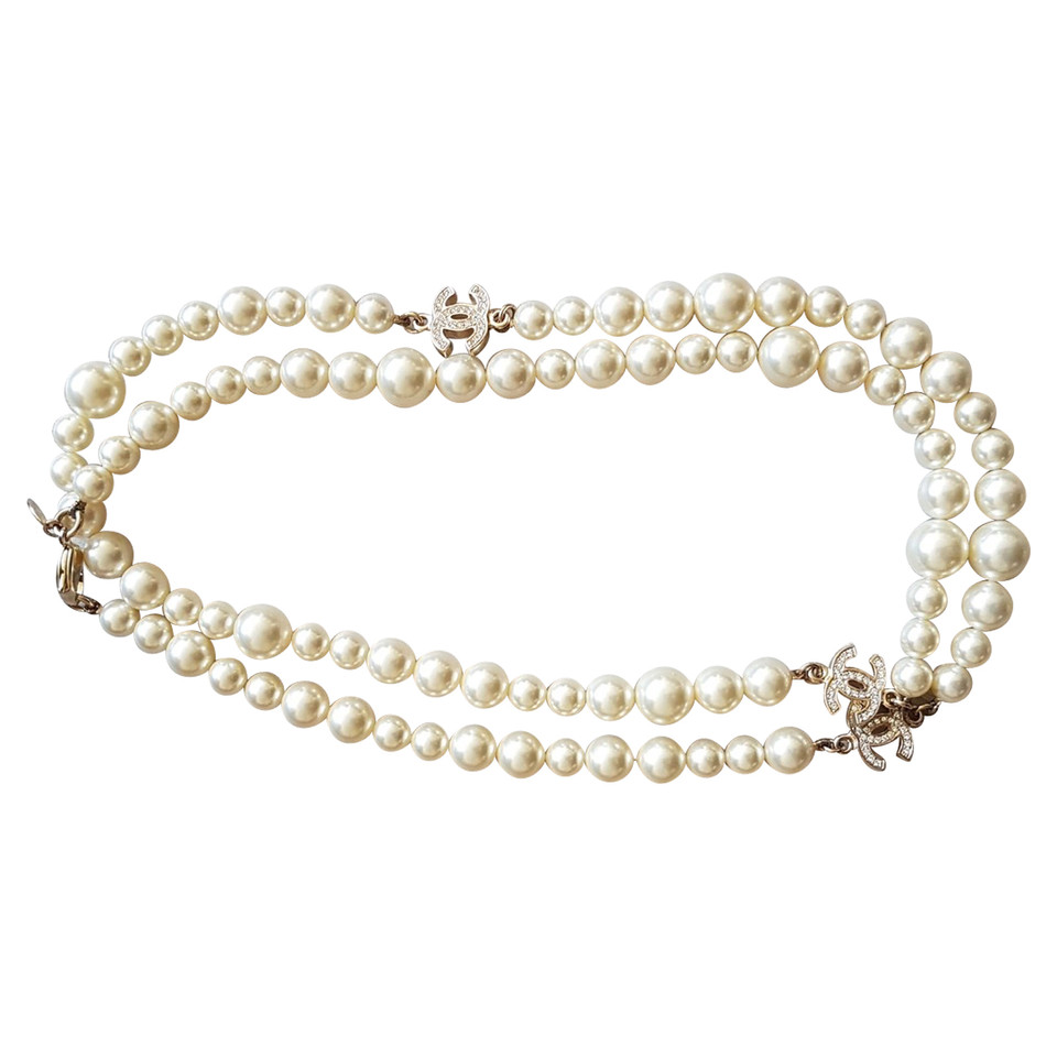Chanel collana di perle chanel
