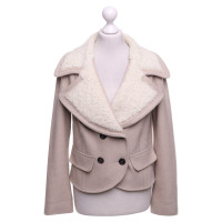 Marc Cain Wollen jas in beige