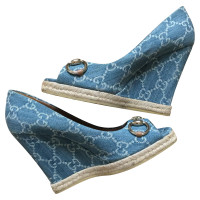 Gucci Wedges Canvas