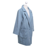 Ganni Manteau en bleu clair