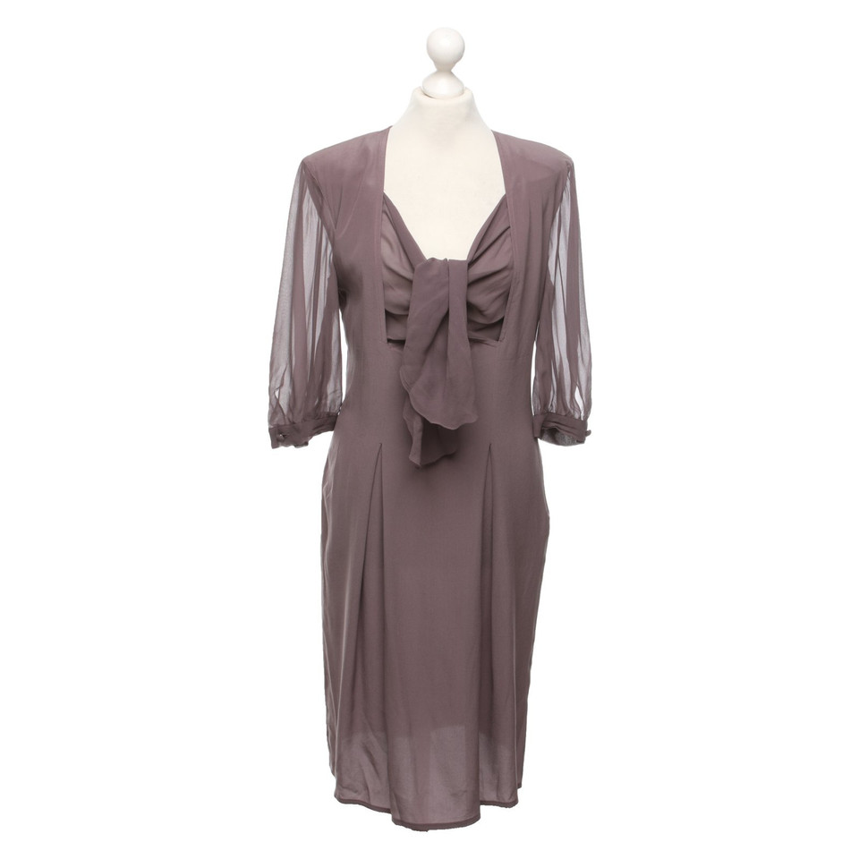 Mariella Burani Kleid aus Seide in Violett