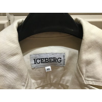 Iceberg Giacca/Cappotto in Denim in Bianco