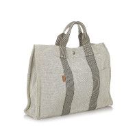 Hermès Fourre Tout Bag Canvas in Grey