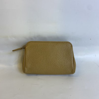 Chanel Täschchen/Portemonnaie aus Leder in Beige