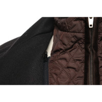 Mabrun Jacke/Mantel aus Wolle in Schwarz