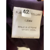 Flavio Castellani Jacke/Mantel aus Wolle in Violett