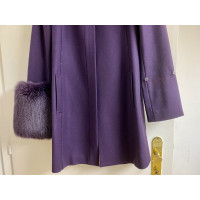 Flavio Castellani Jacket/Coat Wool in Violet