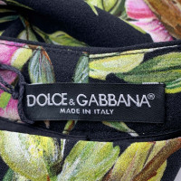 Dolce & Gabbana Paio di Pantaloni in Viscosa in Nero