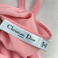 Christian Dior Top en Soie en Rose/pink