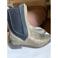 Free People Ankle boots Suede in Beige