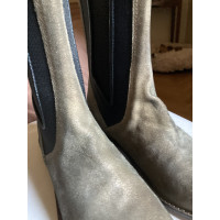 Free People Ankle boots Suede in Beige