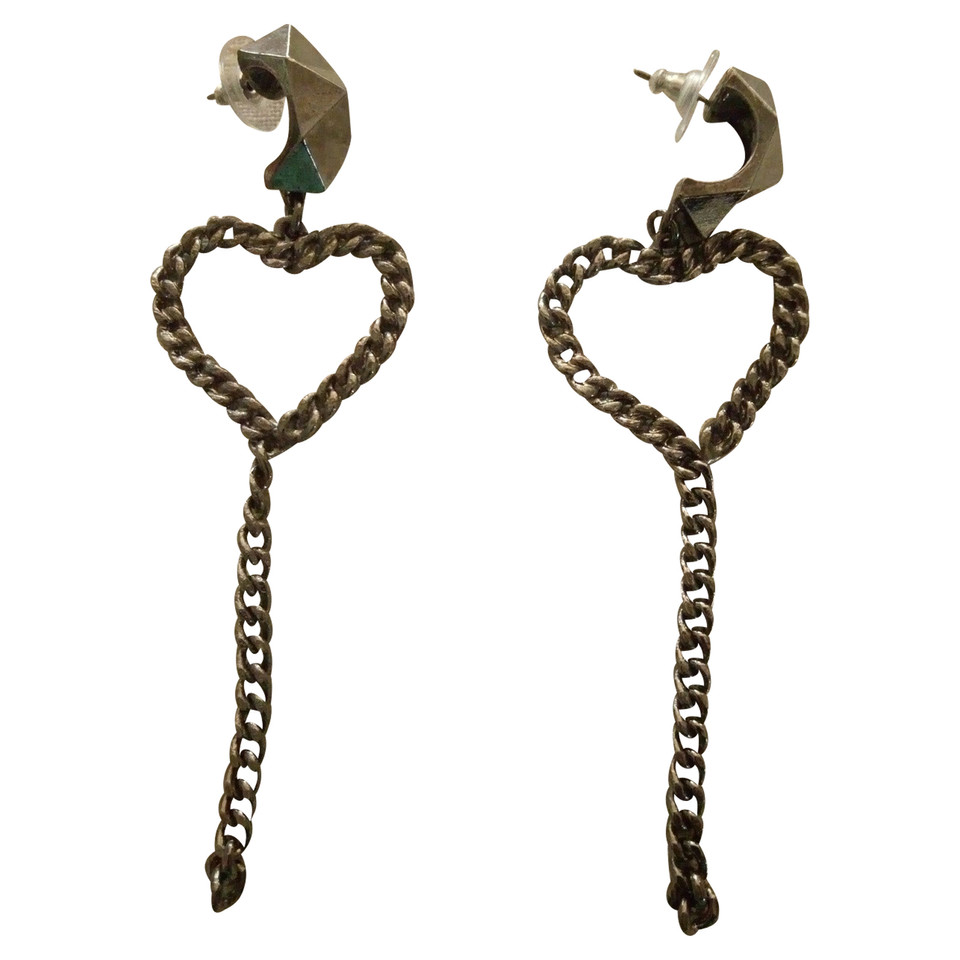 Jean Paul Gaultier Heart earrings