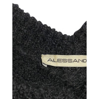 Alessandra Rich Top Wool in Black